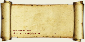 David Urošević vizit kartica